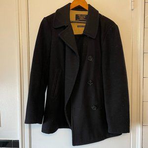 J.Crew Bayswater Peacoat in Black